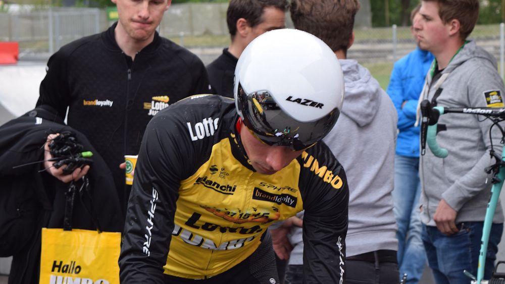The warm up was a busy one for Lotto-JumboNL