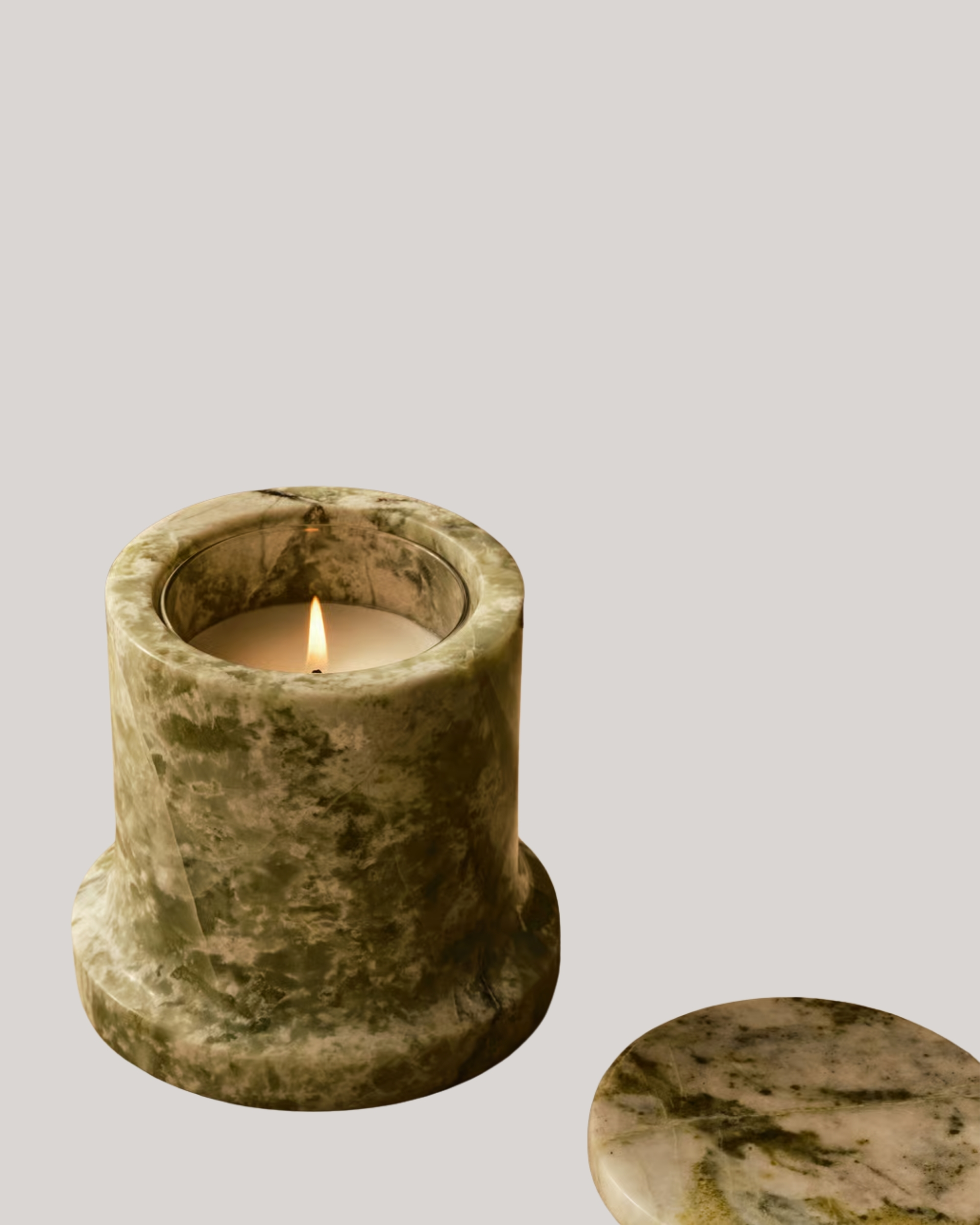 Soho Home, Sicilian Thyme Apple Jade Marble Candle 250g