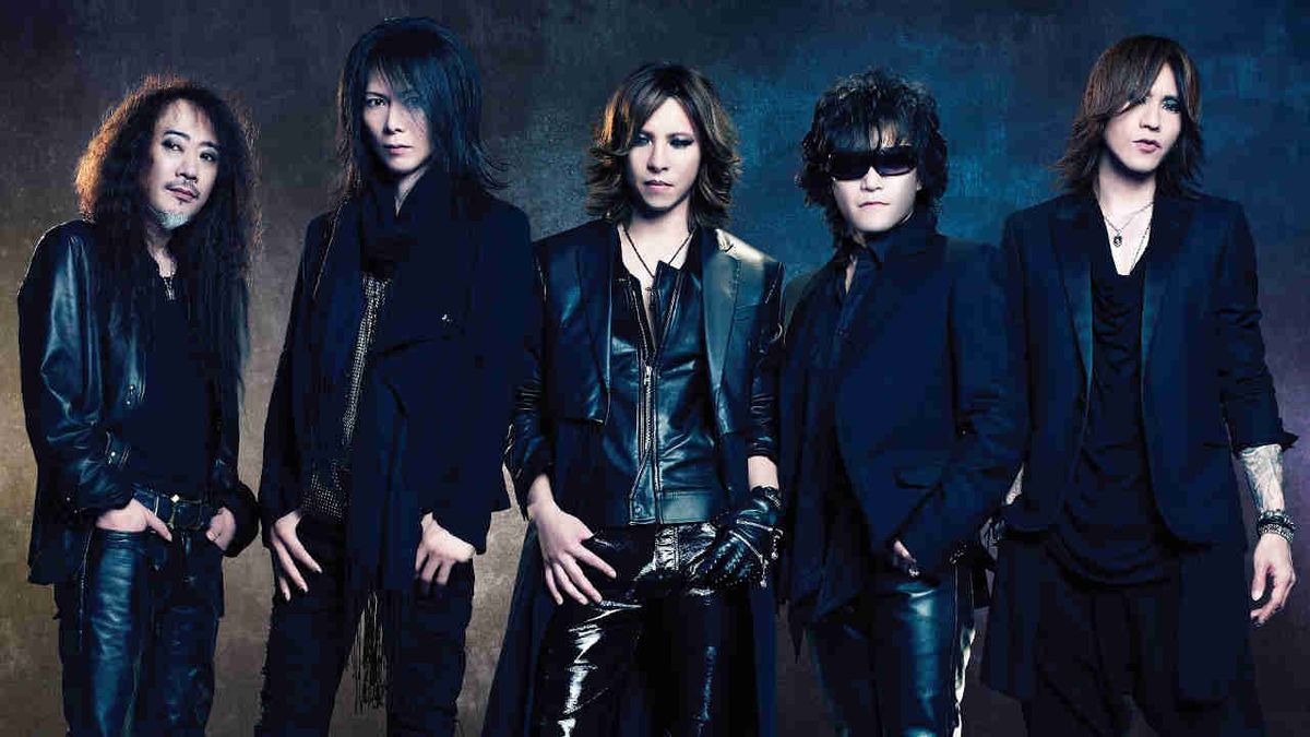 X Japan posing for a photograph inn 2014