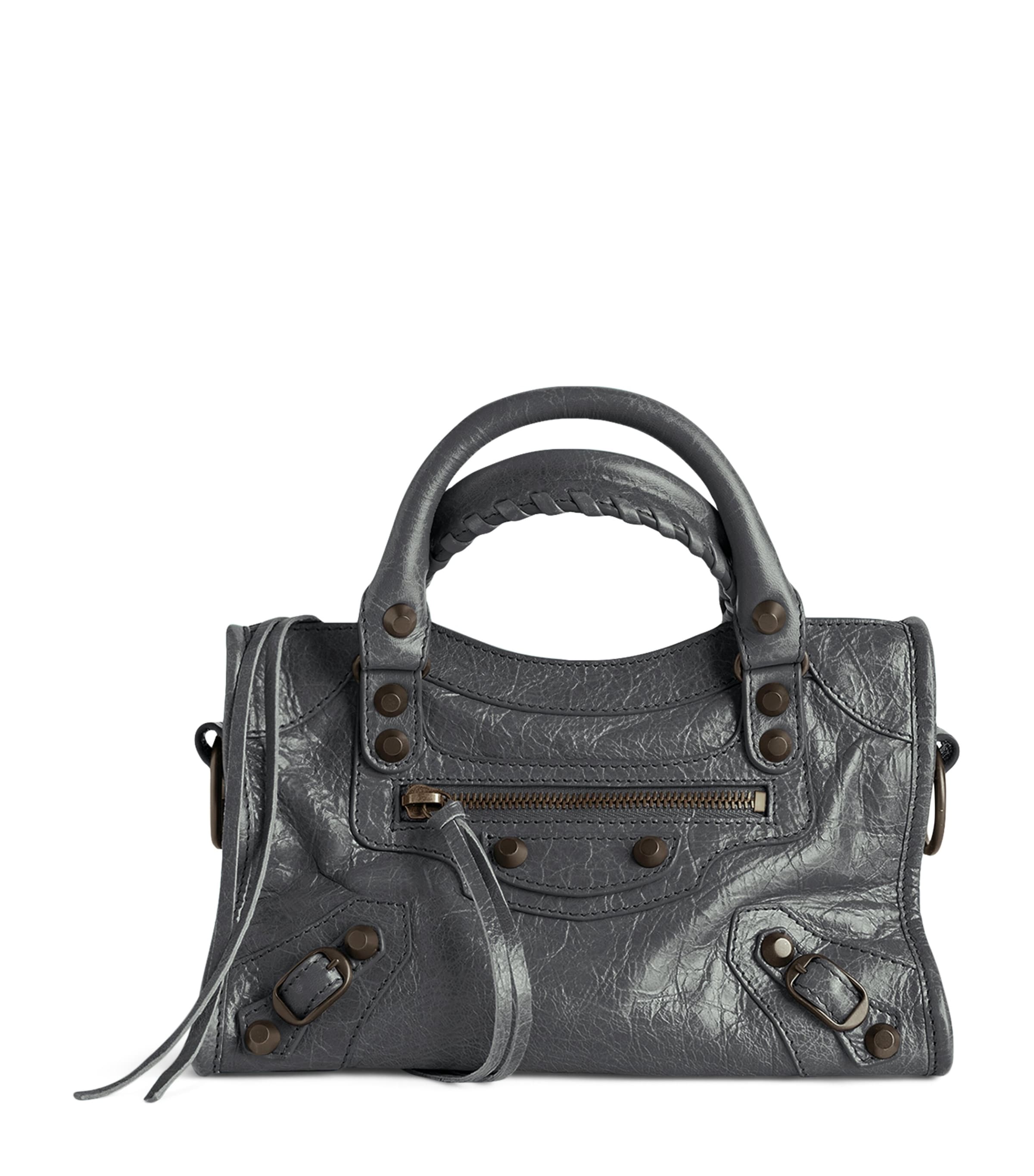 Balenciaga Mini Leather Le City Top-Handle Bag