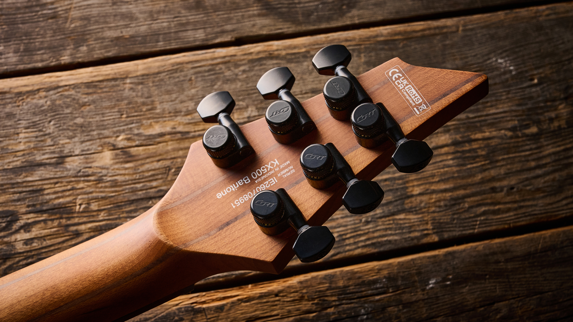 A Cort KX500 Baritone guitar