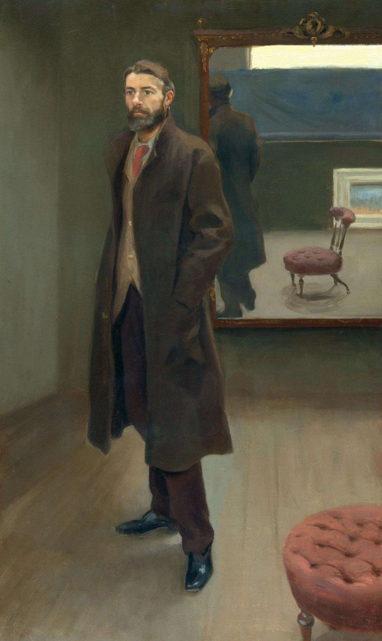 Edward Carpenter, 1894, oil on canvas, 17¼in by 29½in, by Roger Fry (1866–1934), National Portrait Gallery, London.