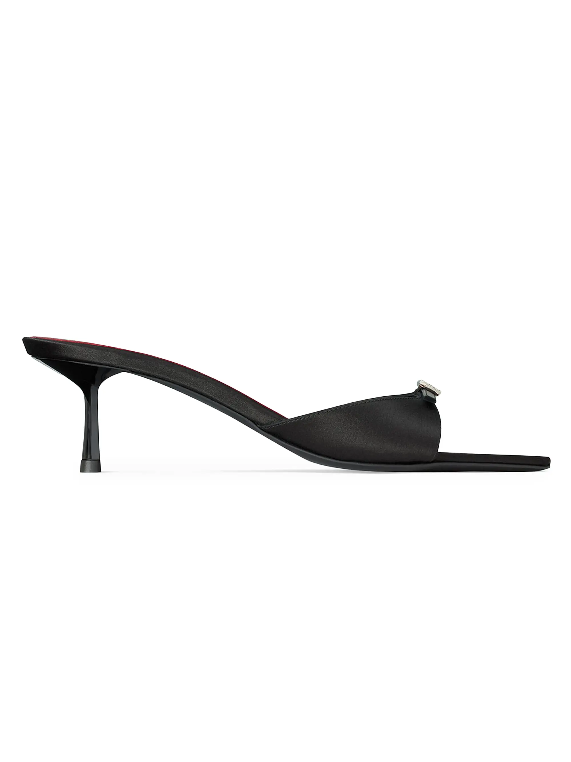 Daisy Mules in Satin Crepe