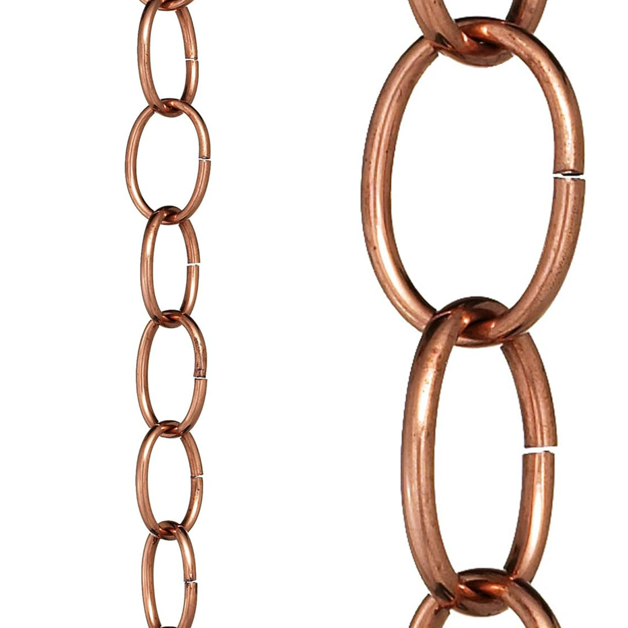 Rain chain in copper