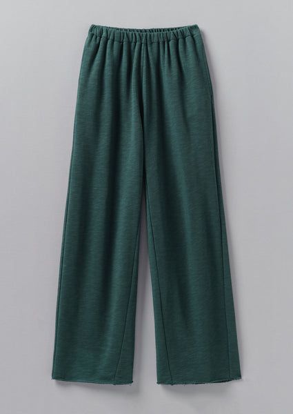 Loop Back Jersey Wide Leg Trousers | Puck