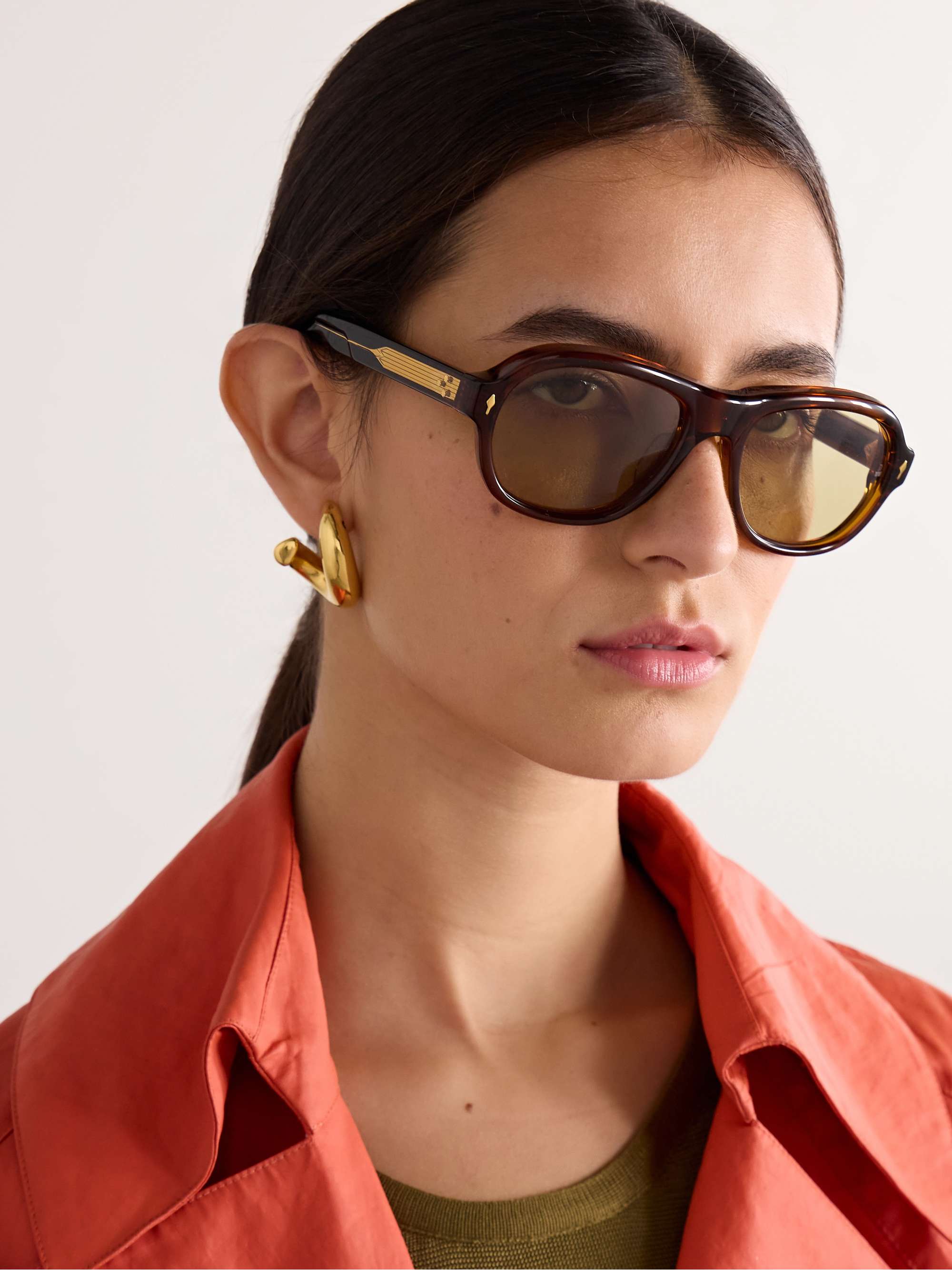 Richard Aviator-Style Acetate Sunglasses