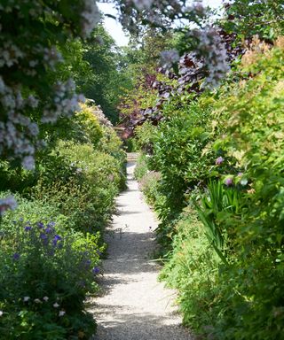 The Elizabethan Walled Gardens of Burton Agnes Hall, East Riding of Yorkshire, England