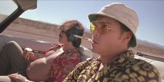 Johnny Depp portraying one of his heroes in Fear And Loathing In Las Vegas