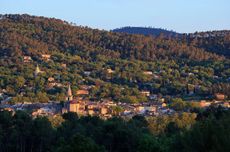 The small town of Brignoles in Provence
