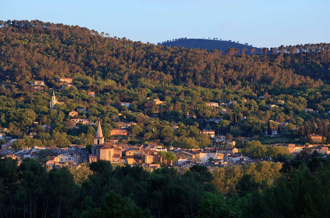 The small town of Brignoles in Provence