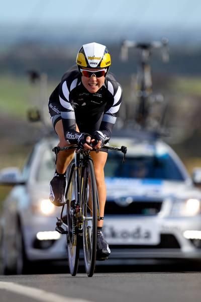 Linda Villumsen (New Zealand) rode a solid race.