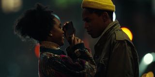 Lovie Simone and Kelvin Harrison Jr. in Monster