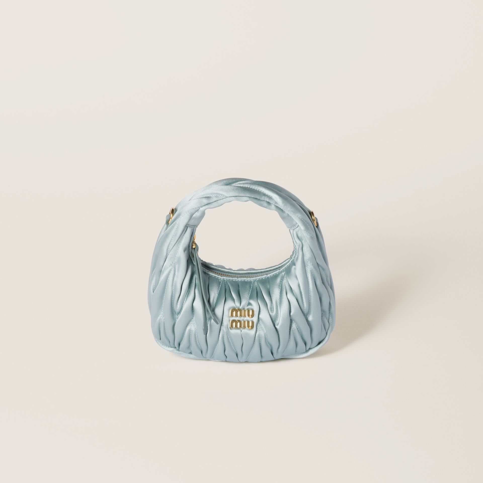 Wander Matelassé Satin Mini-Bag