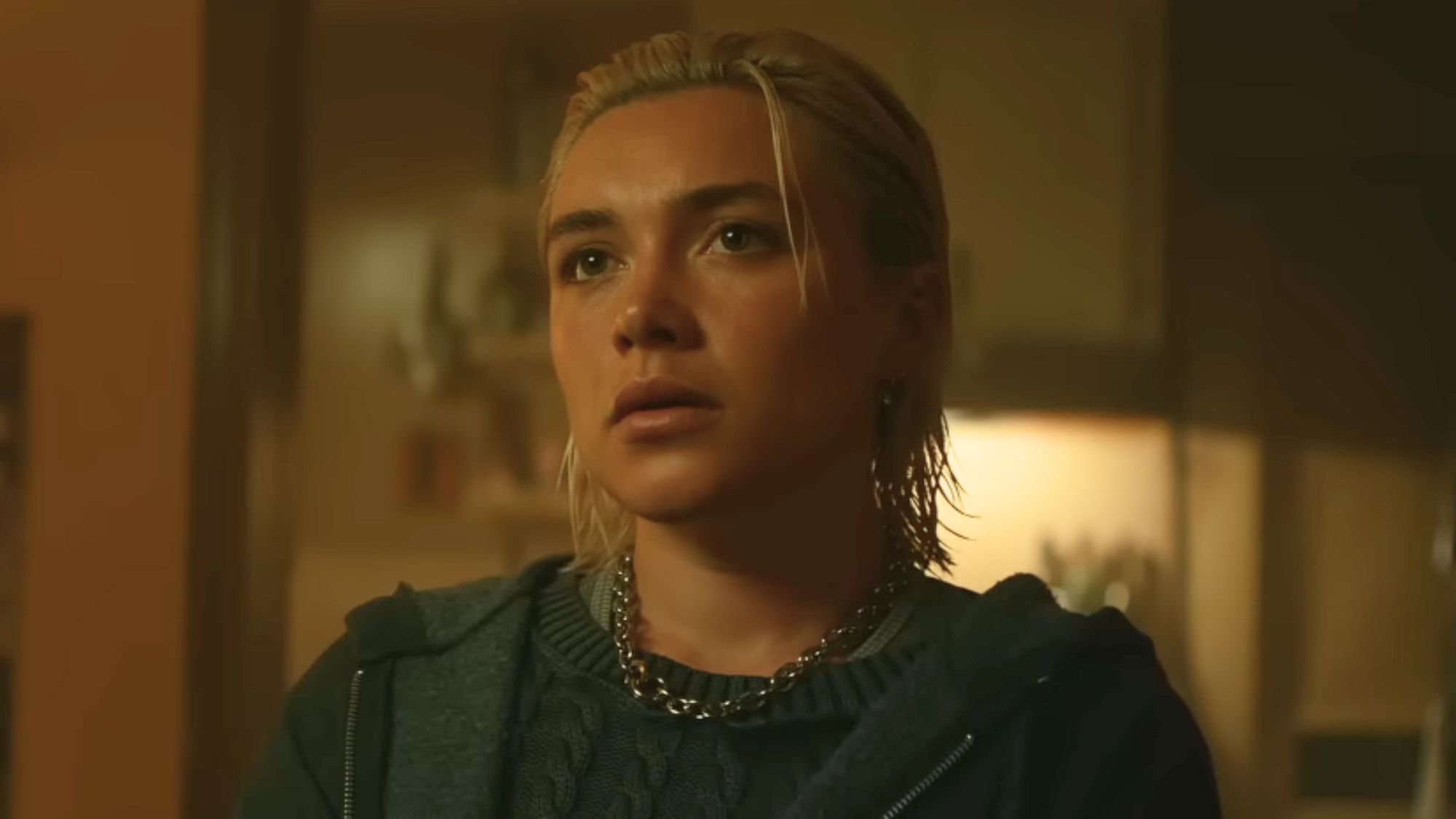 Florence Pugh as Yelena in Thunderbolts*.