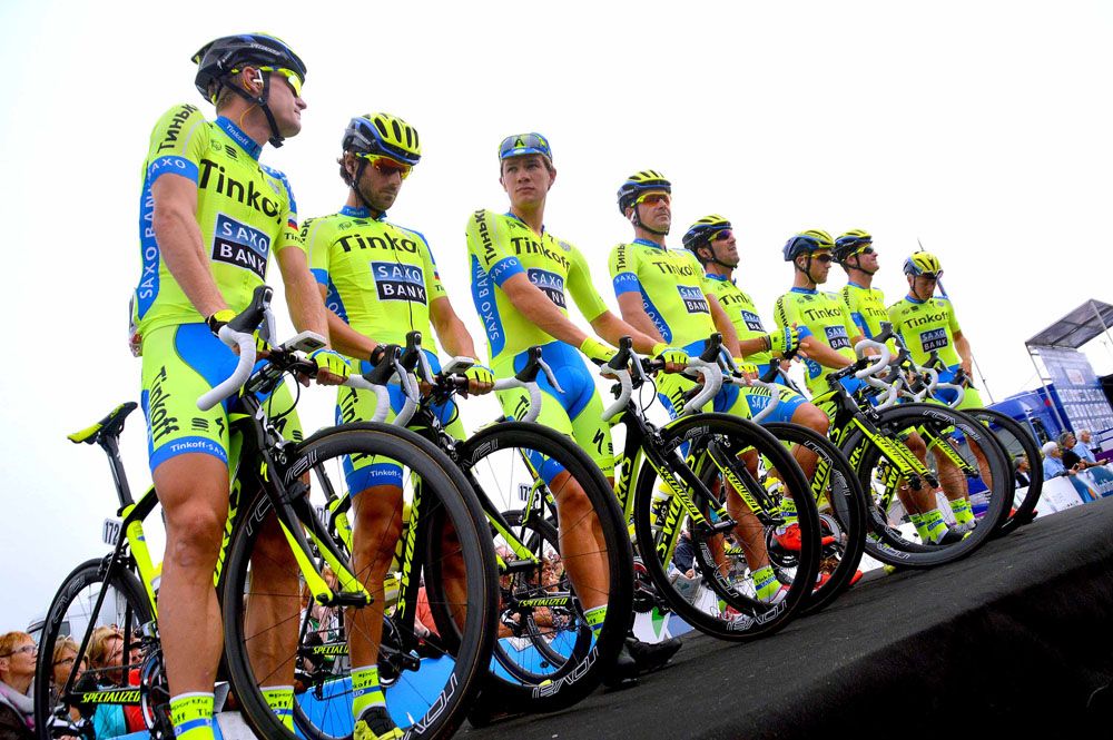 Tinkoff-Saxo at the GP Ouest France - Plouay