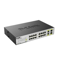 D-Link 18-Port PoE Fast Ethernet Unmanaged Switch DES-1018MP
