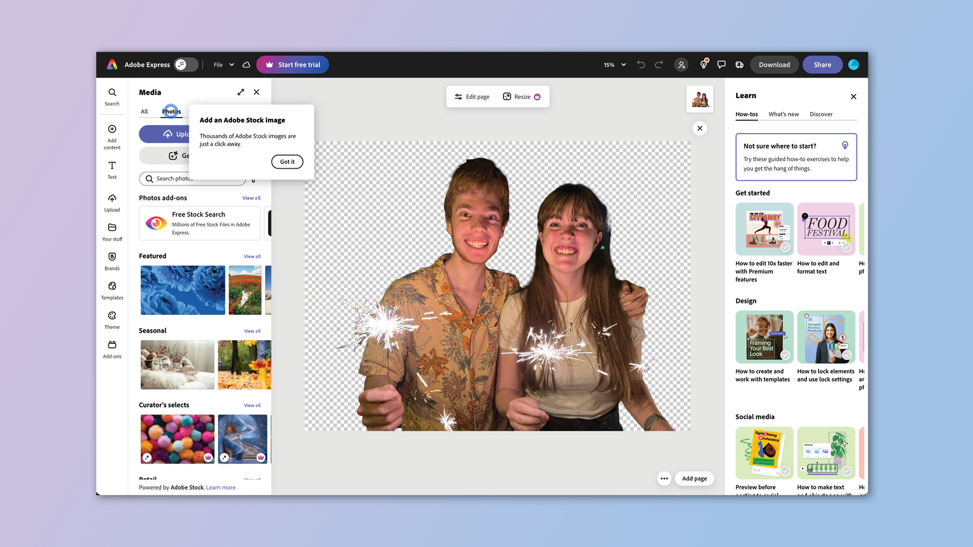 How to edit a photo for free