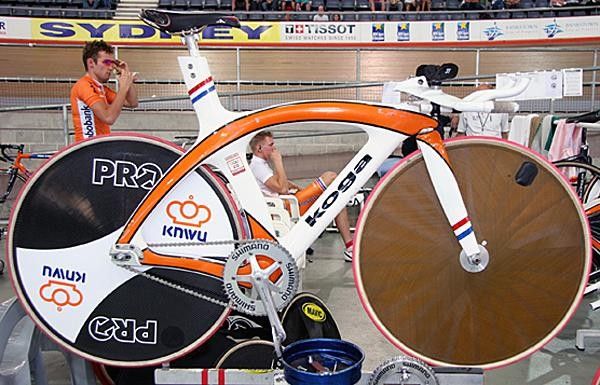 Jens Mouris' Koga in team pursuit mode
