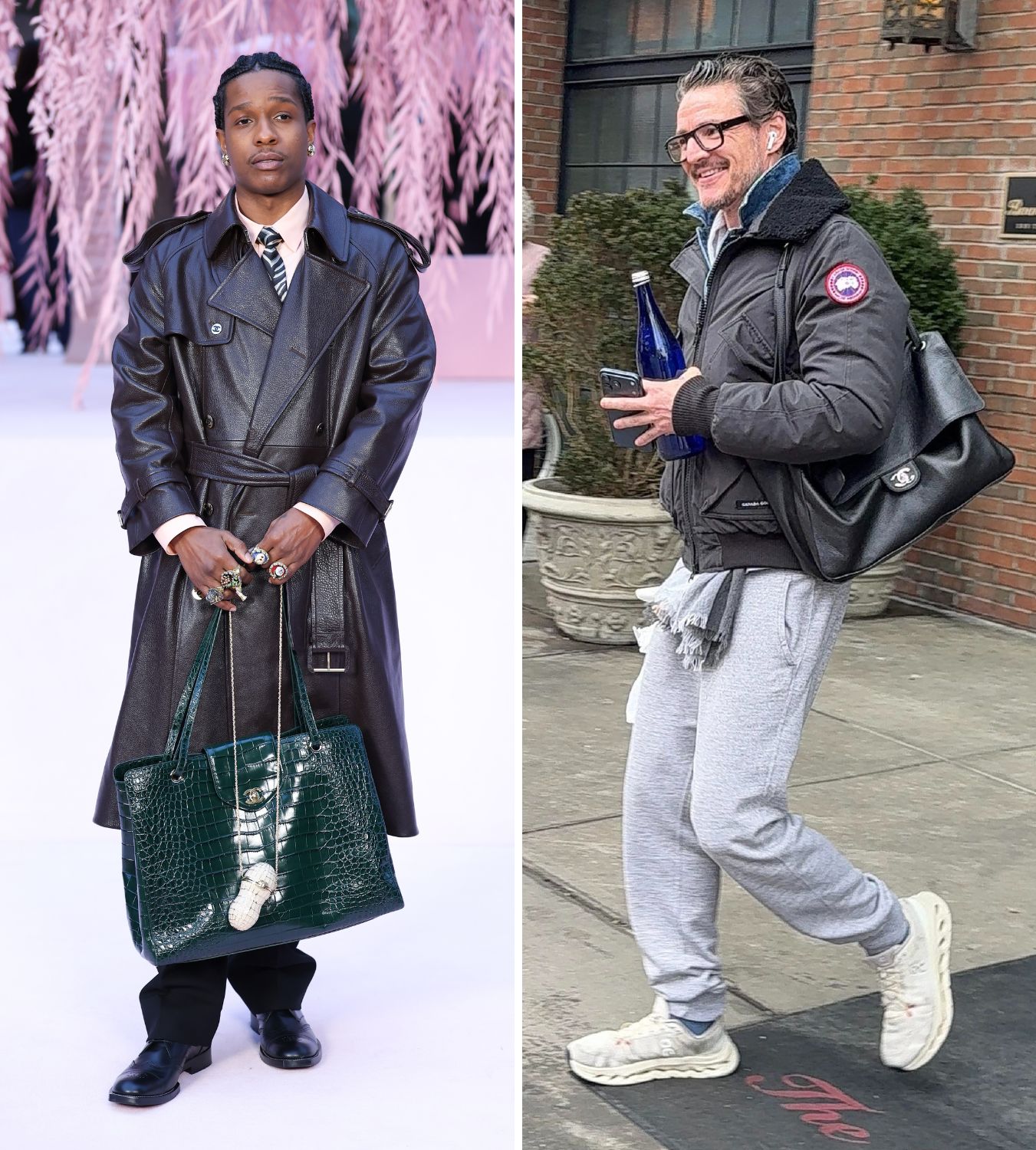 chanel xl tote bag asap rock and pedro pascal
