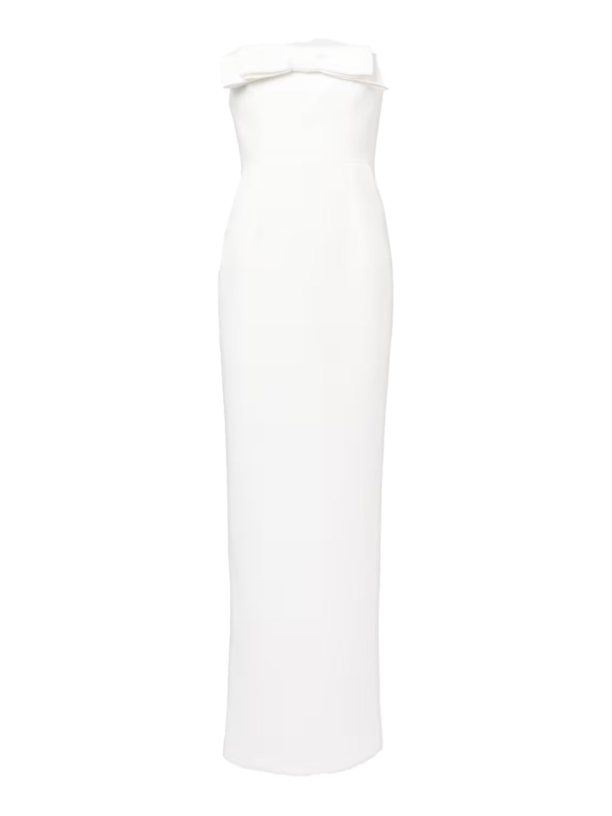 Bridal Bow-Detail Crêpe Cocktail Dress