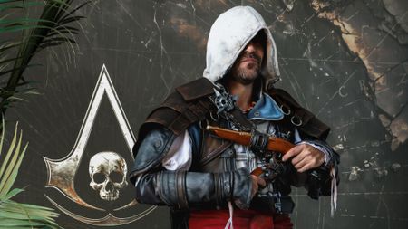 Matt Ryan in the Edward Kenway costume