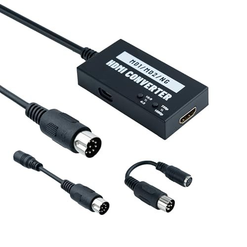 Mcbazel Hdmi Adapter for Sega Genesis Model 1/2for Hdtv