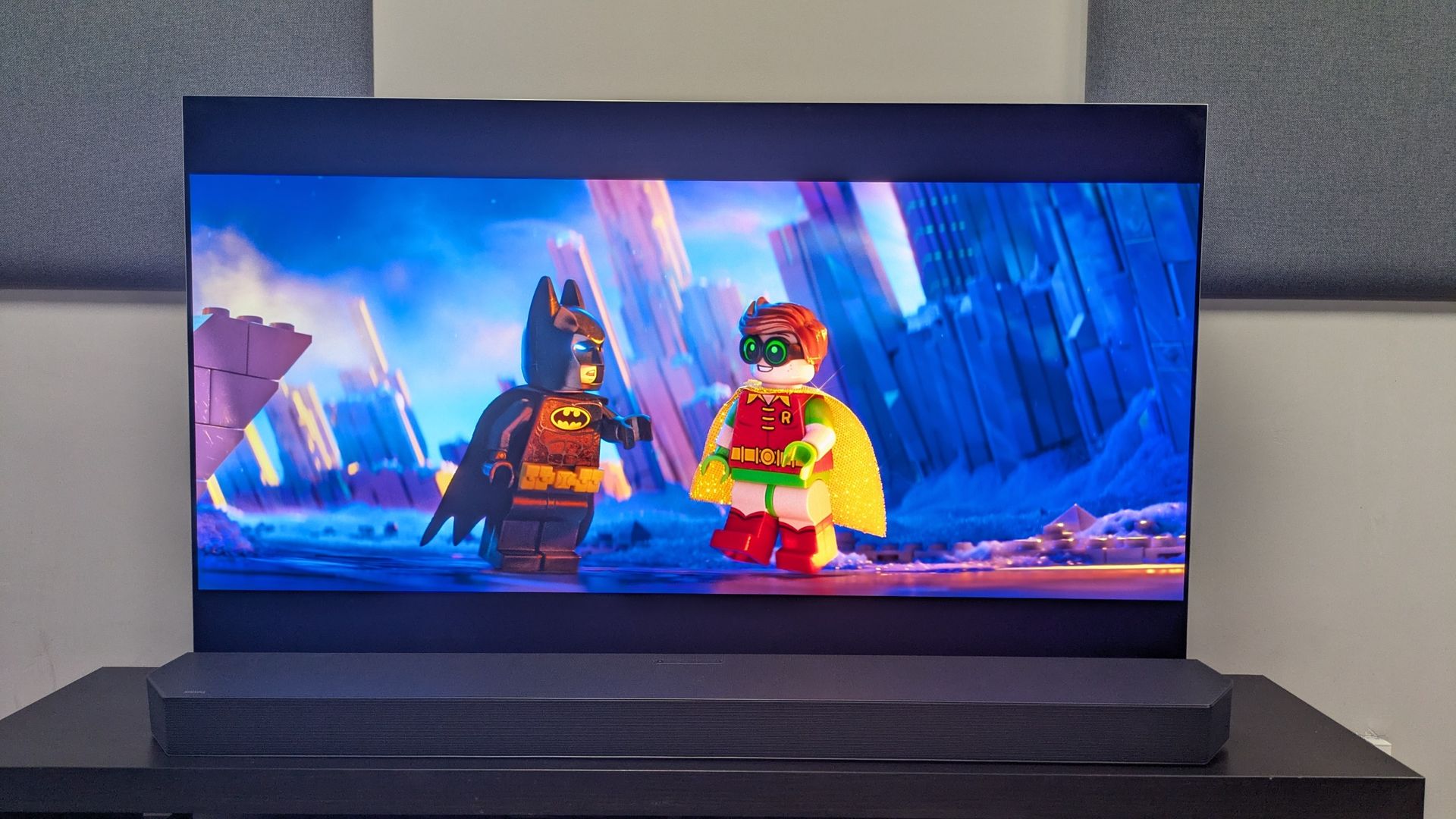 The Lego Batman Movie 4K Blu-ray showing Batman and Robin