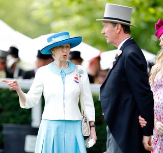 Princess Anne's outfit was made up of entirely reworked vintage pieces