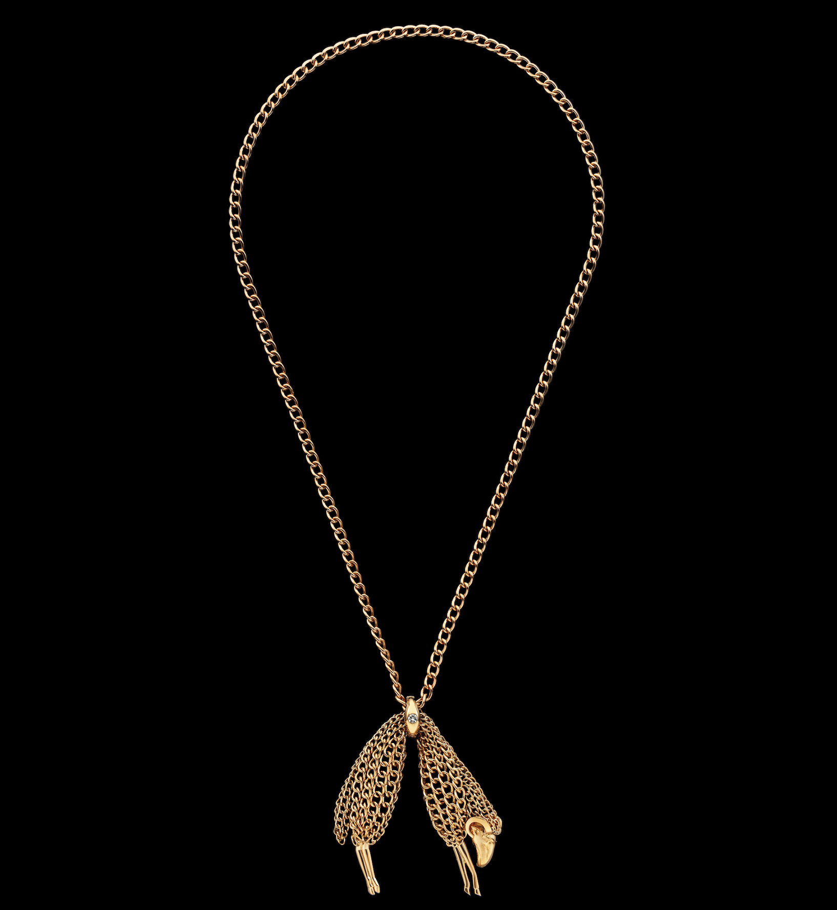 gold necklace