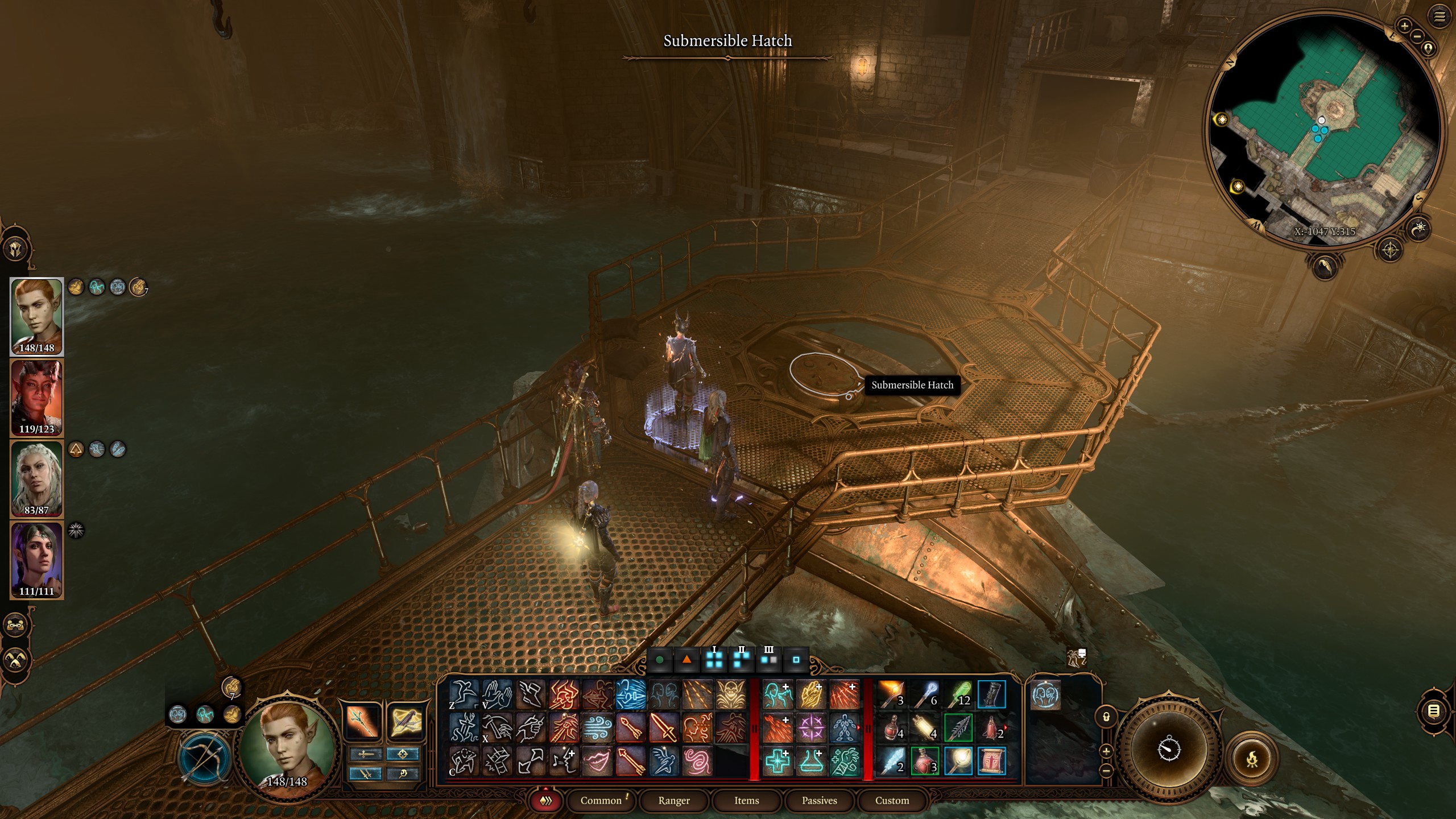 Baldur's Gate 3 Iron Throne - Submersible entrance