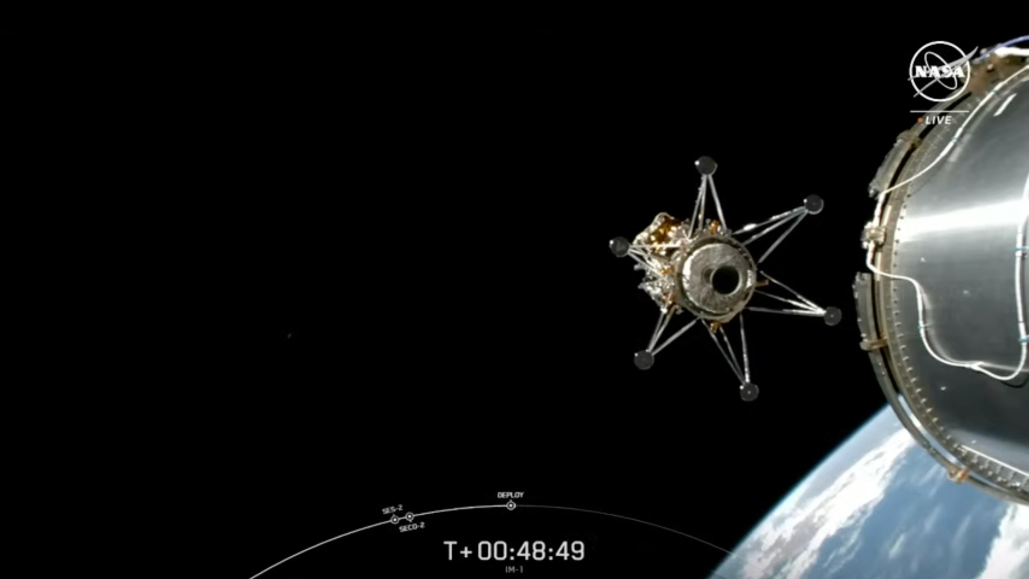 Intuitive Machines moon lander on track for Feb. 22 landing after engine burns Space