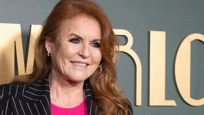 Sarah Ferguson on a red carpet