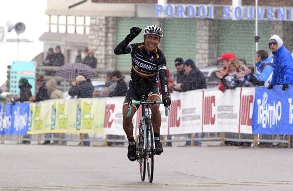 Darwin Atapuma (Colombia Coldeportes) prevailed in the final stage of the Giro del Trentino, earning his team's first victory of the season.