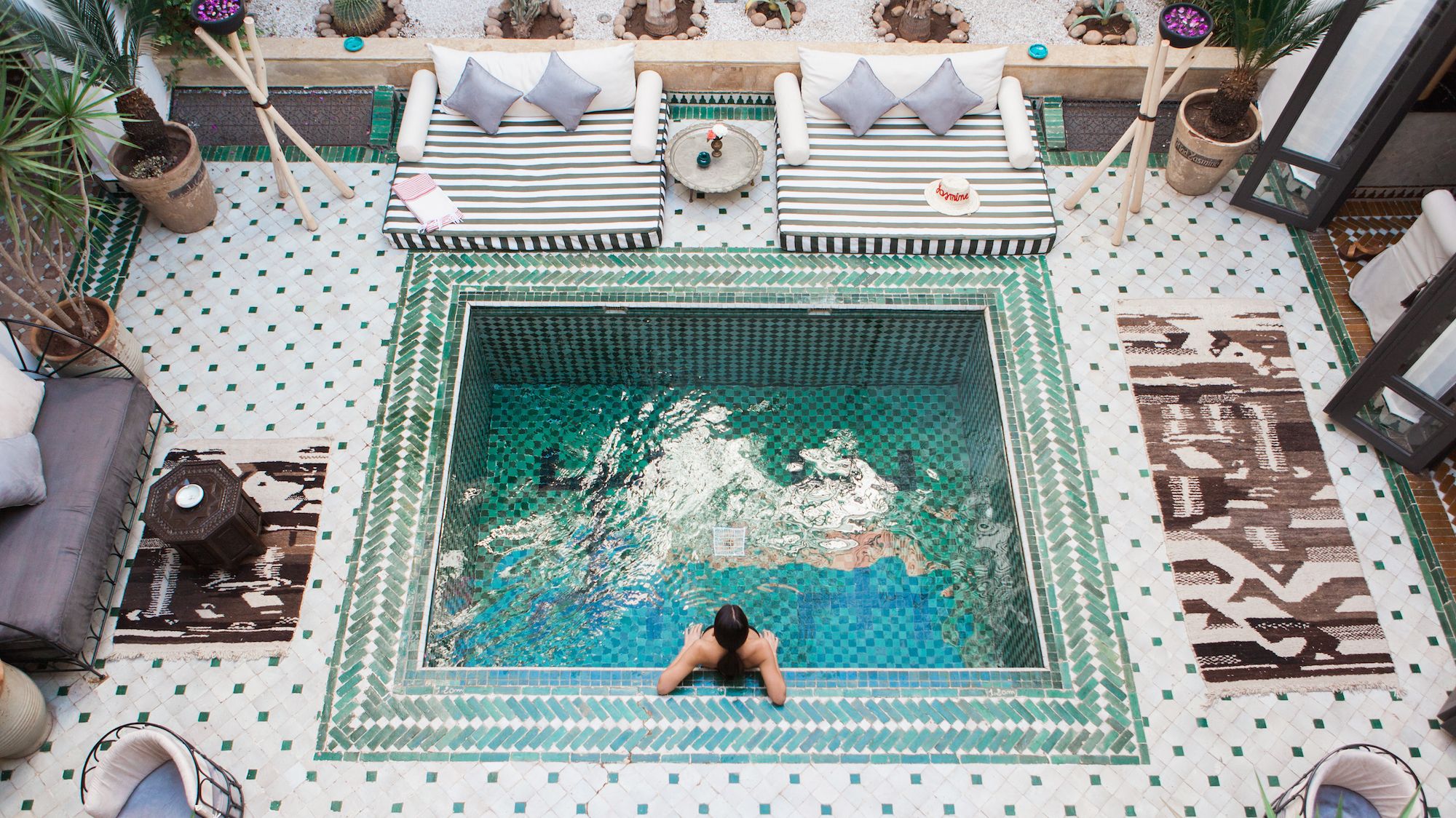 Pink And Green Interiors Are Skyrocketing On Pinterest At The Moment ...
