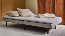 mid-century grey Habitat sofa bed