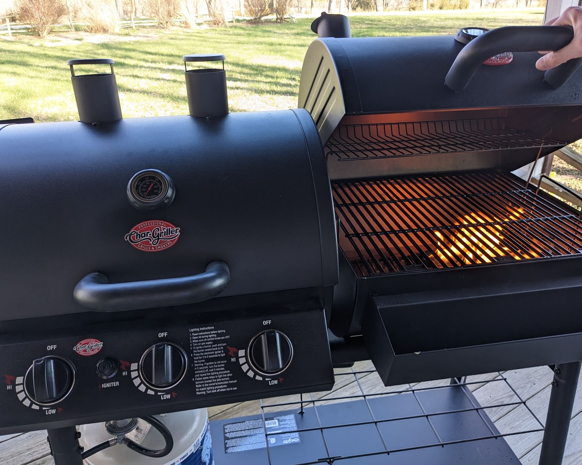 CharGriller Duo Combo Grill review Livingetc