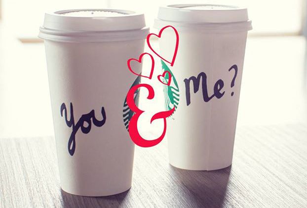 There&amp;#039;s nothing more romantic than a Starbucks date, apparently.