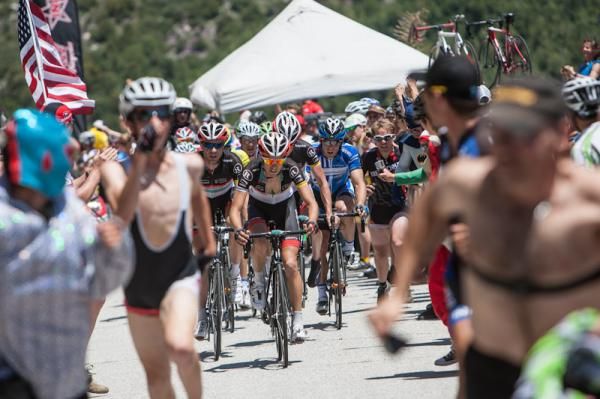 The break gets swallowed by fans at the first KOM