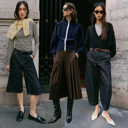 Pictured is a collage of models wear a variety of Zara outfits. 