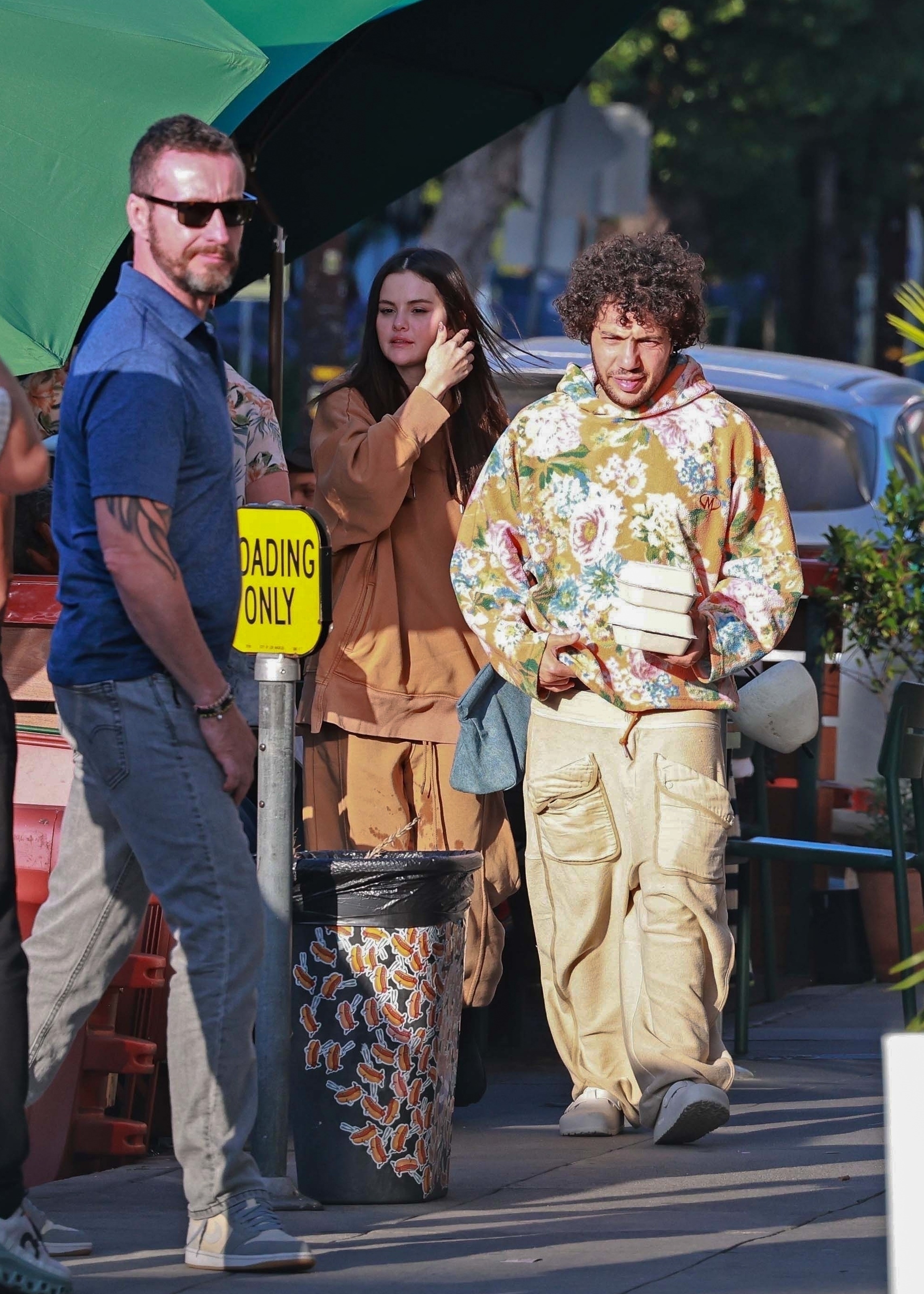 Selena Gomez styled a brown sweatsuit from Free People in LA