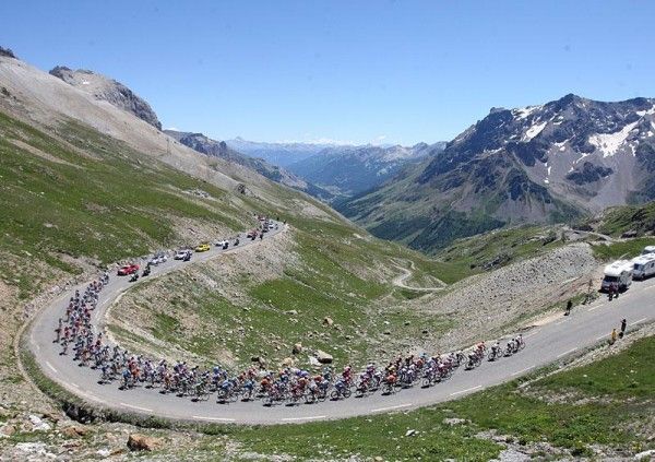 The view of the Col du Galibier.