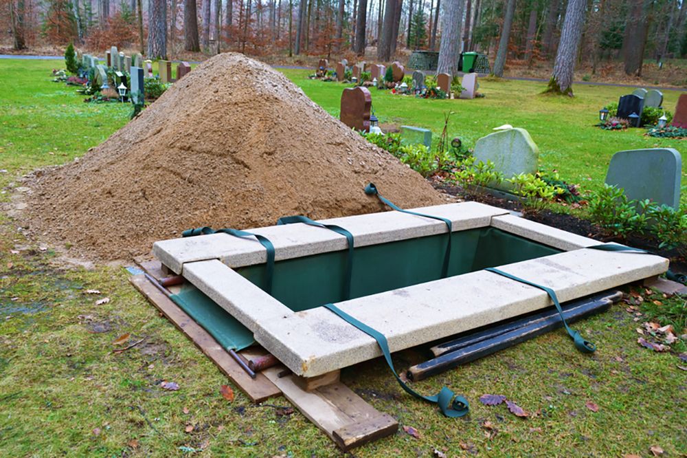 A grave-digging competition was recently held in Hungary. 