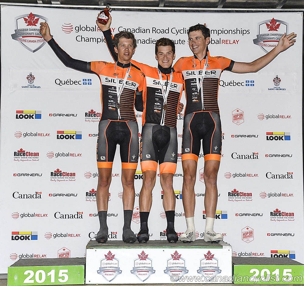 Podium: Elsay, Petty, Dal-Cin