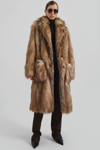 The Frankie Shop Rella Faux Fur Coat