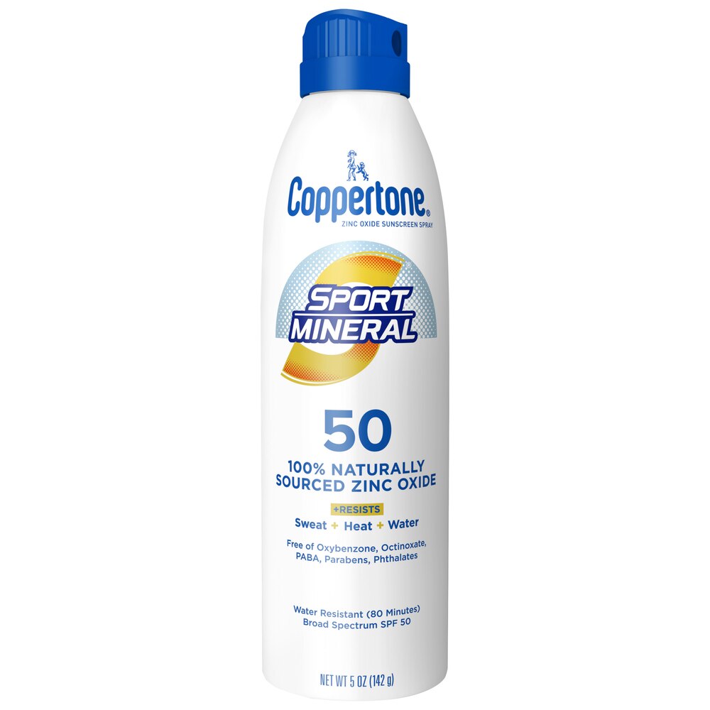 Coppertone, Sport Mineral Sunscreen Spray, Spf 50