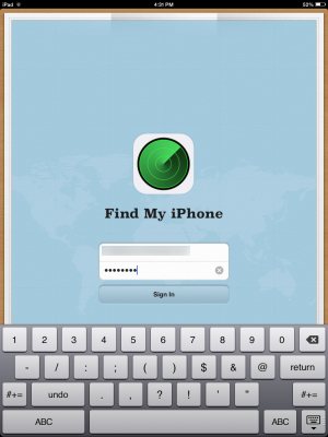 Find My iPhone iOS 7