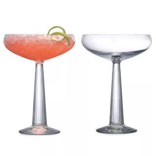 Nude Glass Big Top 2-Piece Coupe Glass Set