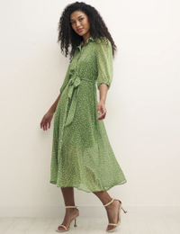 Ditsy Floral Malika Midi Shirt Dress, £65 ($81) | Nobody's Child