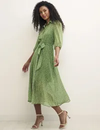 Ditsy Floral Malika Midi Shirt Dress, £65 ($81) | Nobody's Child