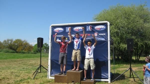 Boone Flynn atop the podium in Texas